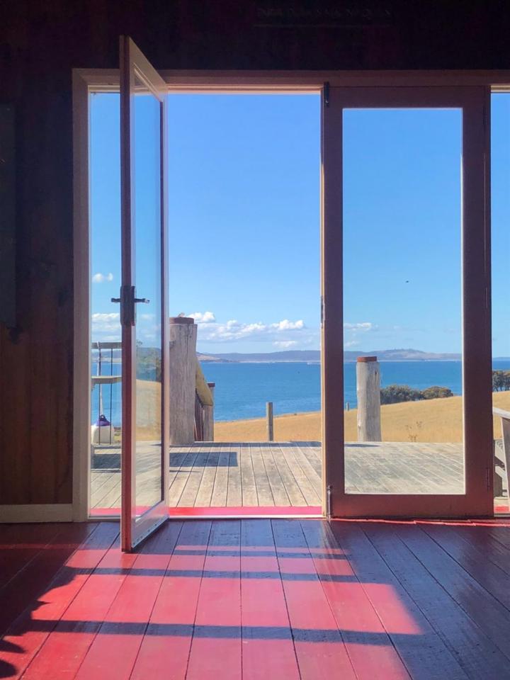 The Woolshed And Farmhouse Blue, Bruny Island Barnes Bay ภายนอก รูปภาพ